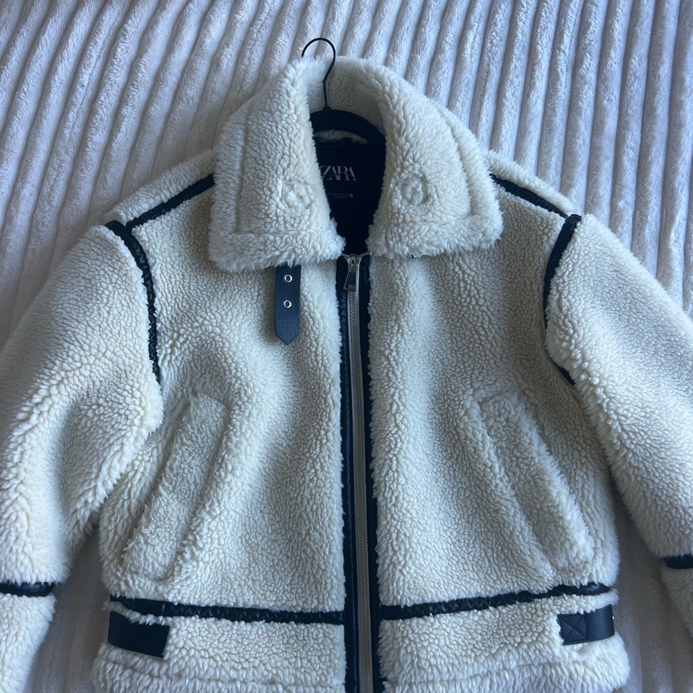 Zara faux fur Sherpa jacket